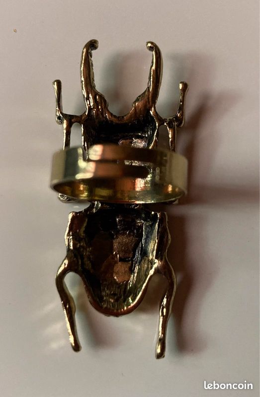 Bague ajustable Scarabée (image 4)