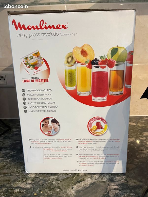 Jus Moulinex Moulinex Infiny Juice Recetas Chollo Licuadora