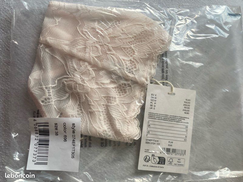 Soutien gorge + string ESPRIT rose clair (image 4)