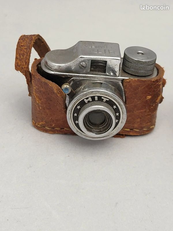 Appareil Photo Miniature KIKU16 MODELE II Avec étui - Argenté - Collection
