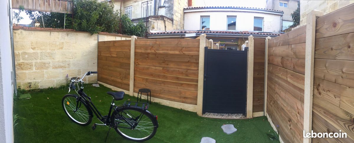 Studio meublé 34m2 Fondaudège/Jardin Public + 17m2 de terrasse - Bordeaux 33000 Centre (image principale 1)