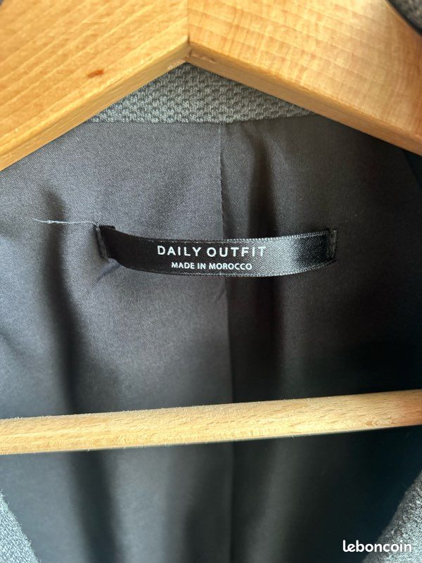 Veste Blazer grise Zara - taille 42 (image 9)