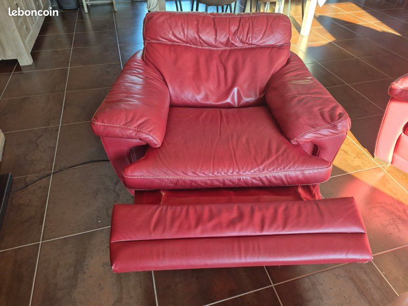 Canapé 3pl et un fauteuil électrique (image 3)