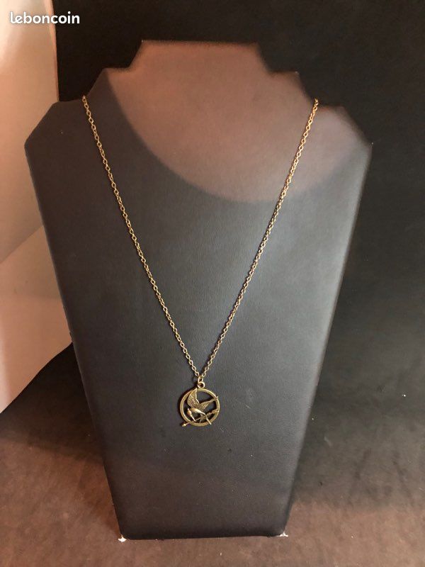 Pendentif The Hunger Game oiseau moqueur neuf Et (image 2)