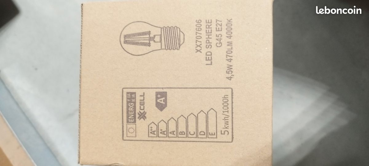 Lot de 12 Led XCell E27 de 470 Lumen (image 4)