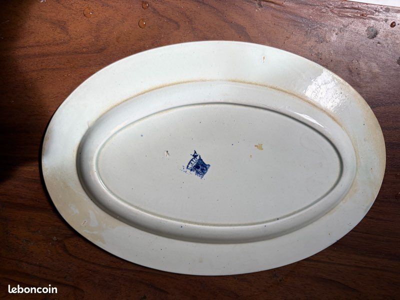 Plat Faience Gien monochrome (image 5)
