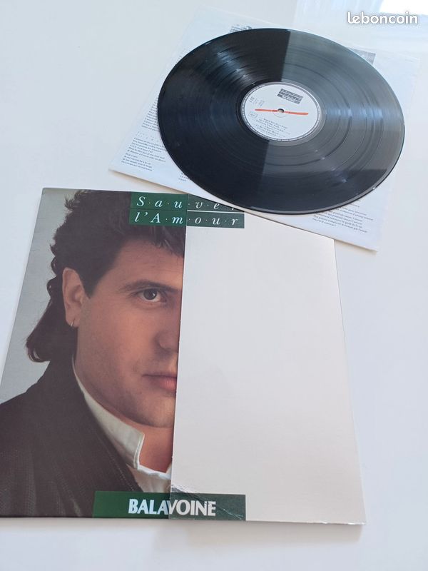 Vinyle Daniel Balavoine – Sauver l’amour (Pressage original 1985) – Avec tous les cris les SOS, L’Aziza … (image 1)