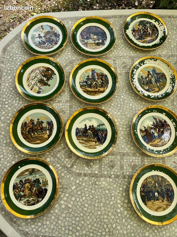 Collection assiettes Bicentenaire Napoléon 1 er. Porcelaine GIEN (image 1)
