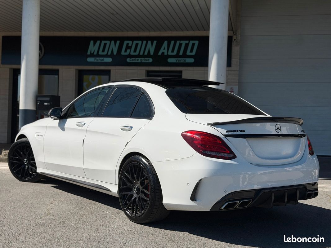 Mercedes-Benz Classe C 63 S AMG Speedshift - Malus payé - Toit ouvrant - Burmester - Pack carbon (image 2)