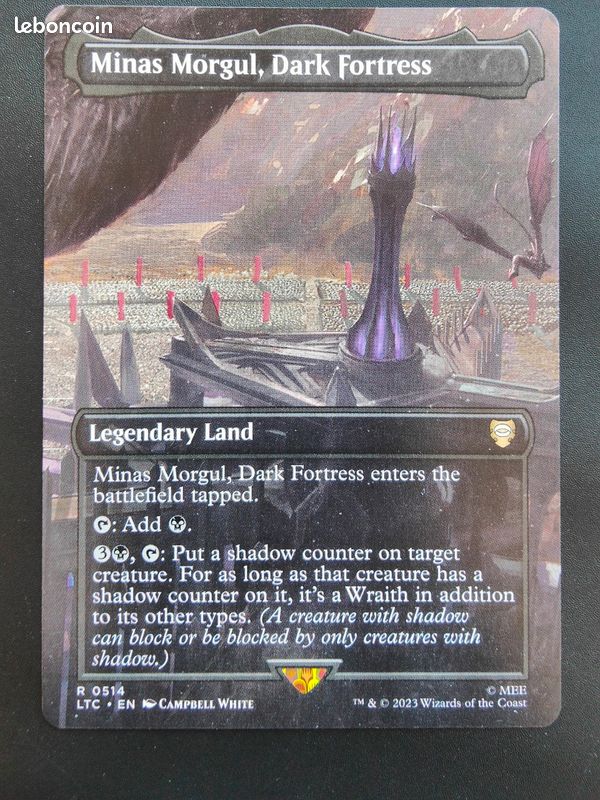 minas morgul mtg card Magic The Gathering - Foundations - Extravagant Replication main image 0