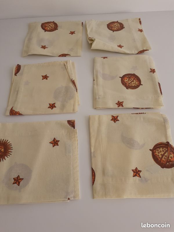 Nappe de table 190x150 + 6 serviettes (image 4)