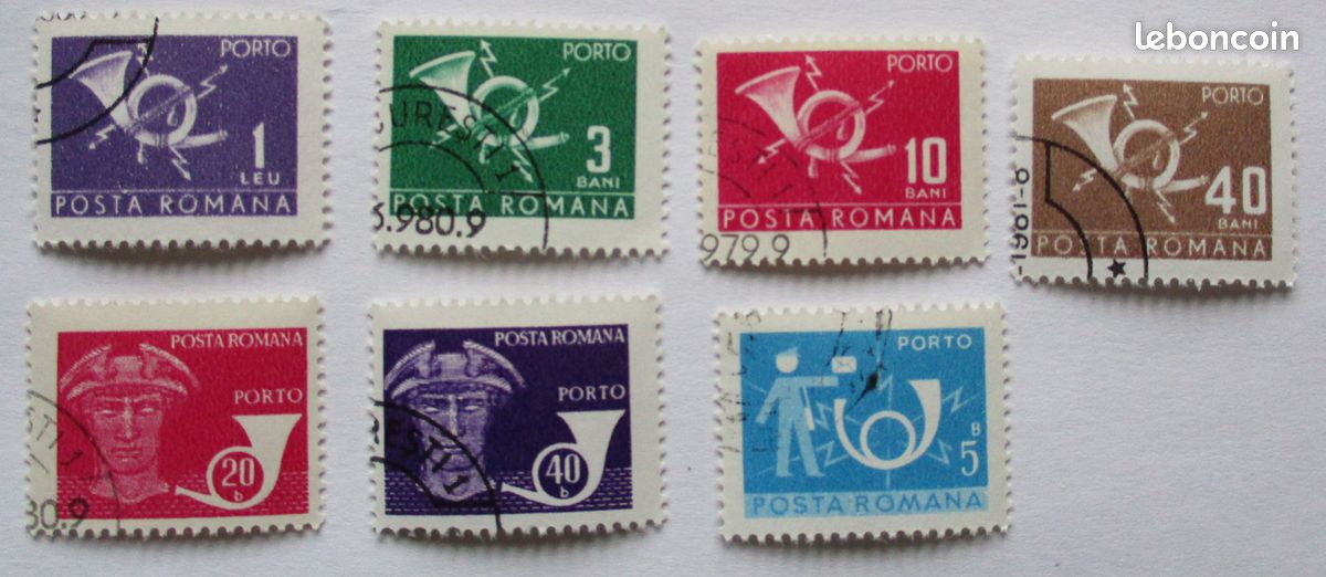 Roumanie Lot 100g Timbres Oblitérés – Au Moins 10% Timbres Spéciaux – Collection Philatélie