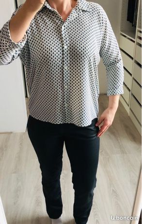 Haut Noir Pailleté Pour Fille 11-12 Ans - Marque F&F, Occasion En Très Bon état