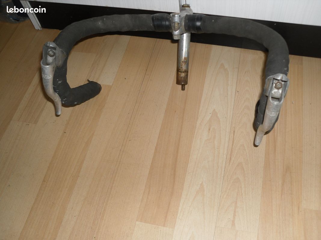 Guidon Randonneuse Ancien + Potence DFV + Leviers Frein MAFAC – Vélo Vintage