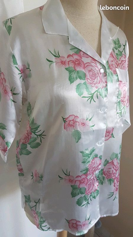 Pyjama imitation soie T38-40 (image 2)