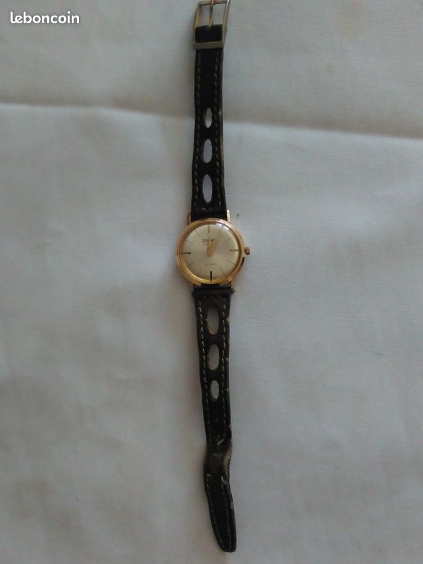 Montre Bracelet Automatique Suisse PRECIMAX Vintage - 25 Rubis, Avec Date - Pièce Unique Pour Collectionneurs