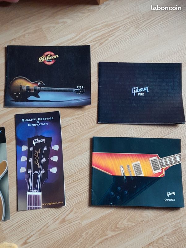 Lot de catalogues Collectors GIBSON rares en TBE (image 2)