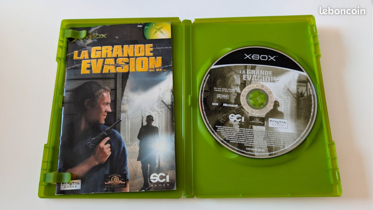Jeu Xbox "La Grande Évasion" – Édition rare, état correcte (image 3)