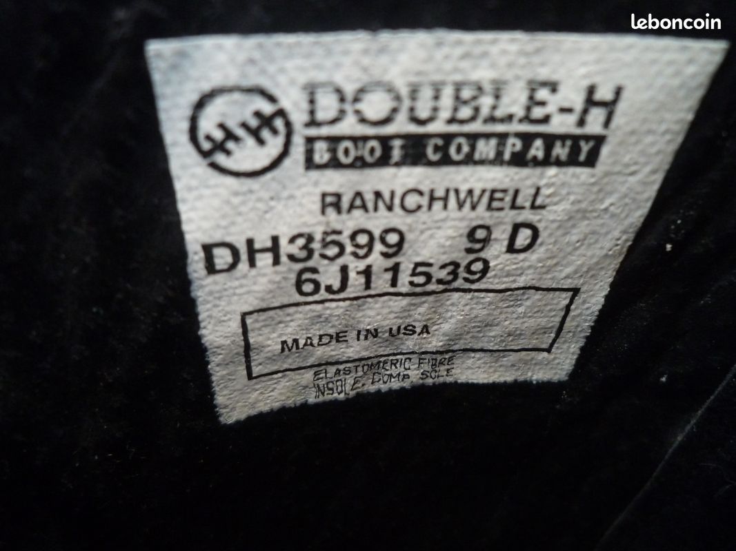 Bottes Double-H Western USA (image 3)