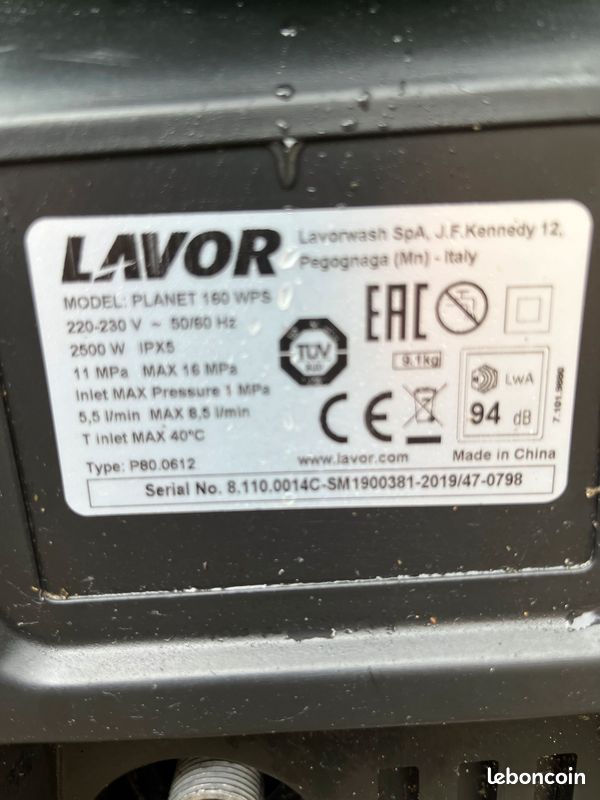 Laveur haute pression 160 bar (image 4)