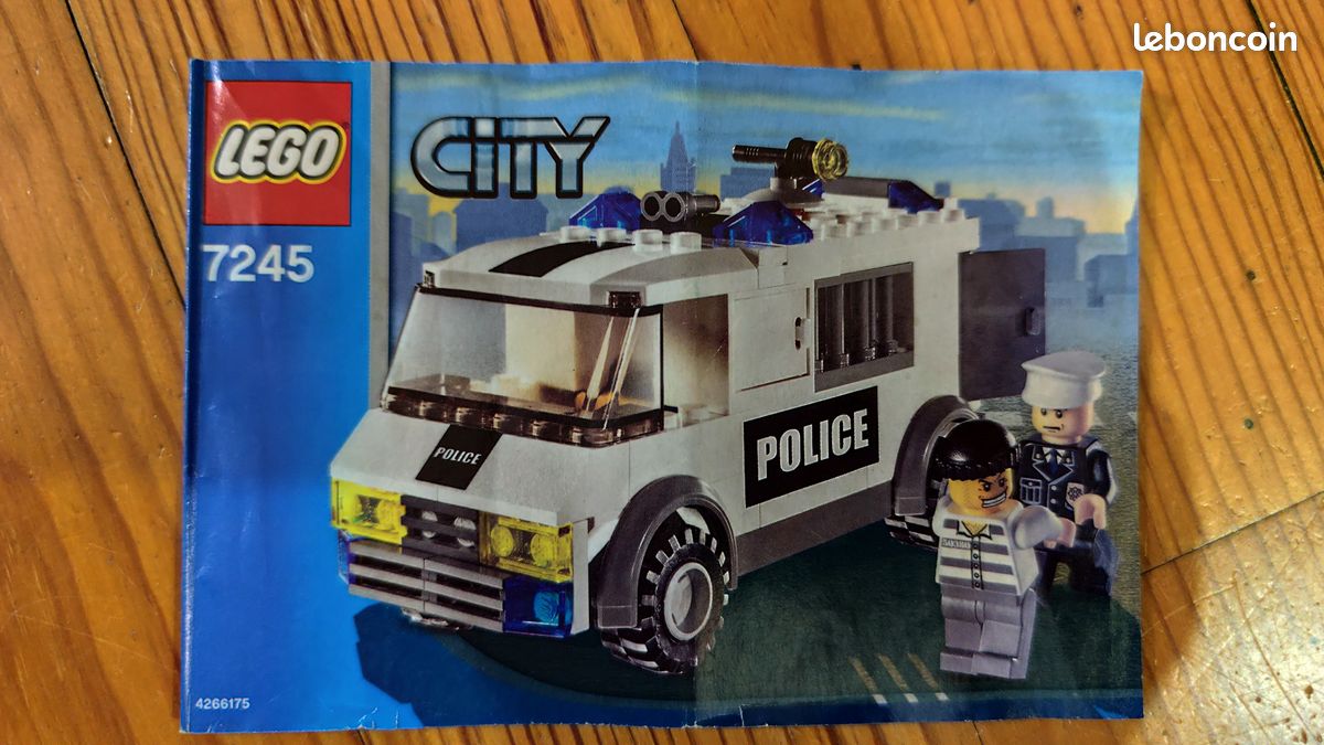 LEGO city 7245 Le transport des prisonniers avec notice origine (image 3)