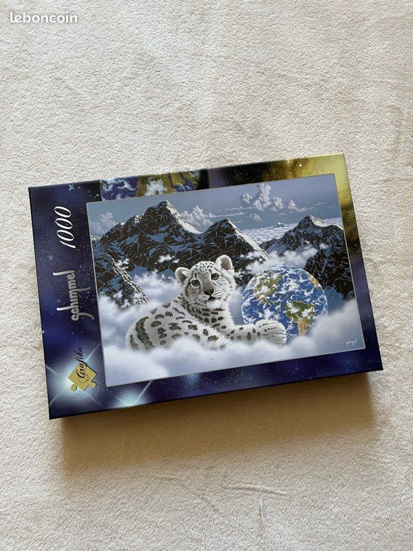 Puzzle 1000 pièces léopard des neiges schim schimmel (image 1)