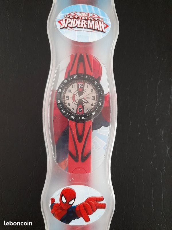 Montre neuve enfant Swatch Flik Flak Marvel Spiderman Montres