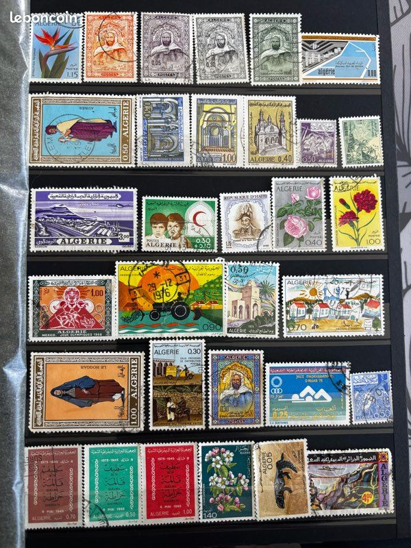 100 timbres français oblitérés N°16 - Collection 100 timbres français oblitérés N°16 - Collection