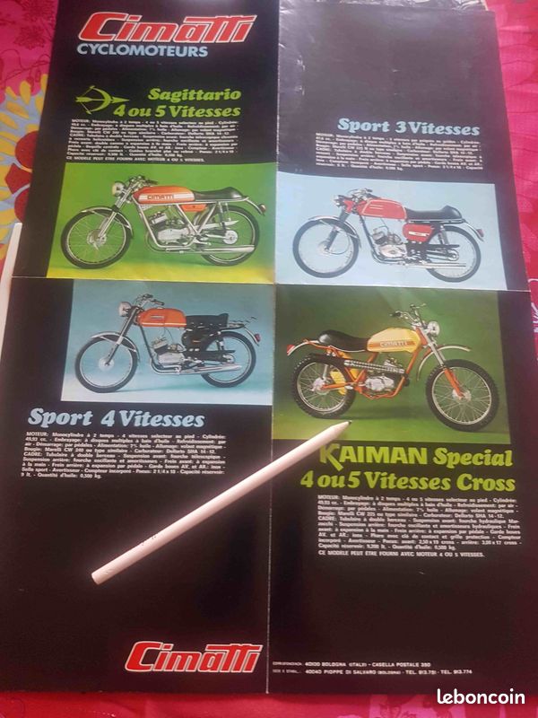 Prospectus Cuir Moto Lantin Toulon 1974 – Catalogue Publicité Vintage