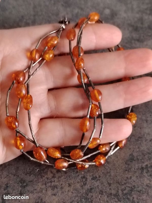 Collier avec ambre (image 3)