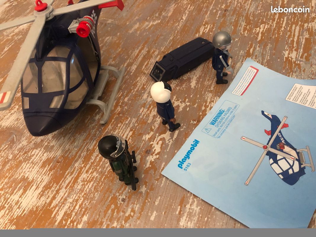 Helicoptère police Playmobil (image 2)