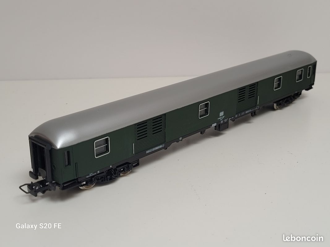 Train wagon N° 5792 Fourgon à bagages de la DB Jouef Ho (image 10)