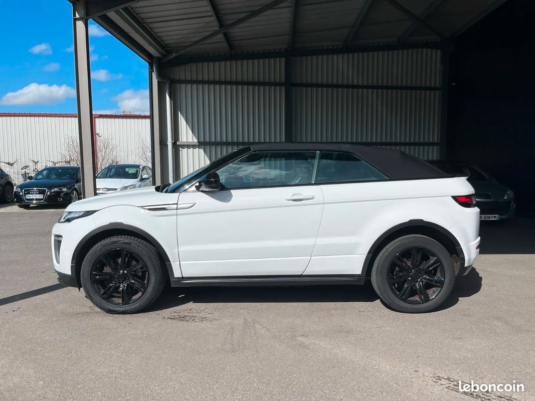 Land rover range rover evoque cabriolet 2.0 td4 180 cv 4wd bva9 hse + sièges à mémoire chauffants + bluetooth + caméra de recul + meridian (image 6)