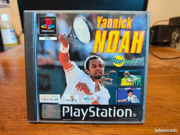 Yannick Noah 2000 Sur Sony PlayStation 1 & 2 – Jeu De Tennis Complet Sans Boîtier – Manuel Inclus – PAL