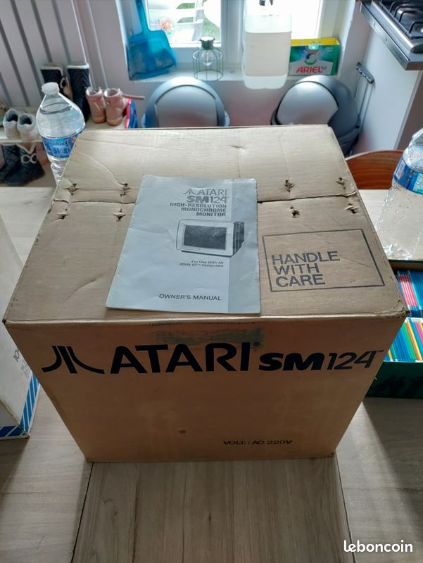 Lot de 3 boites Atari ST - Boite, notices / 3x Atari ST Box and user