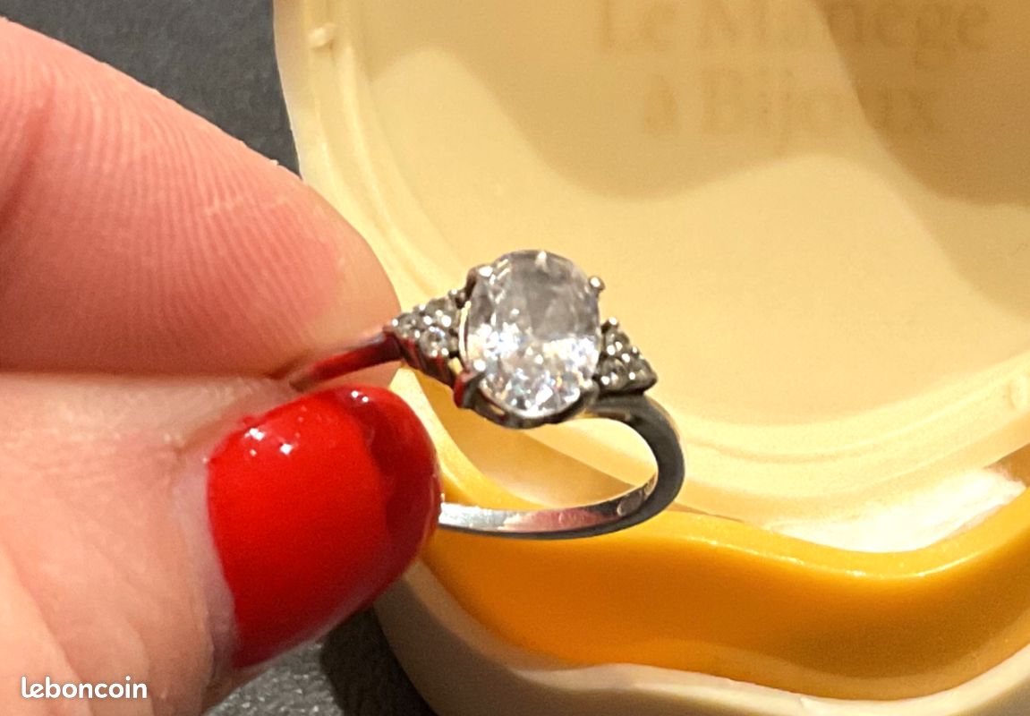 Bague Zirconium Manege A Bijoux Bague Argent Bague Alliance Bague