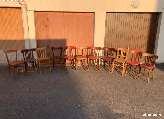 Chaise de Bistrot dépareillées vendu à l’unité (image 3)