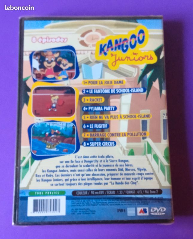 DVD Kangoo juniors volume 2 : Pyjama party -Neuf sous blister (image 2)
