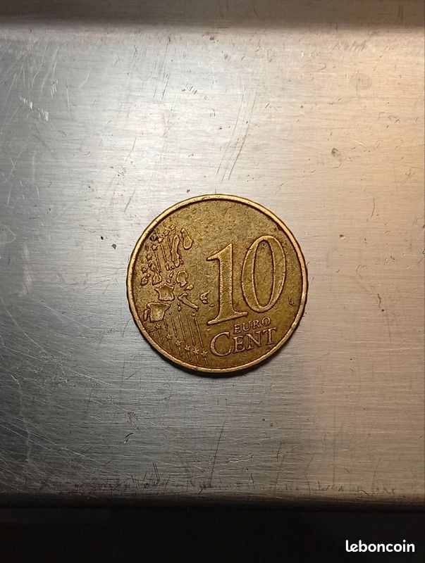 Pièce De 10 Centimes Euro France 1999 – Bon état