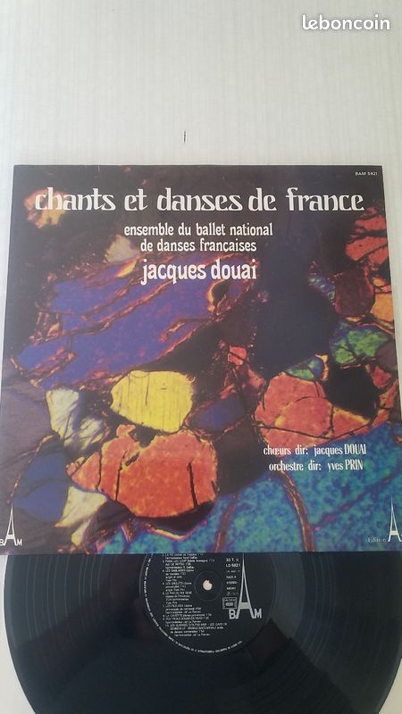 Vinyle 33t Orchestre Et Choeurs Du Ballet National Chants Et Danses De France (image 1)