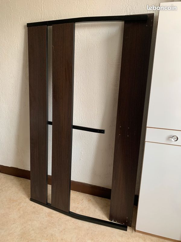 Cadre de lit complet avec lattes pour lit King size (image 1)