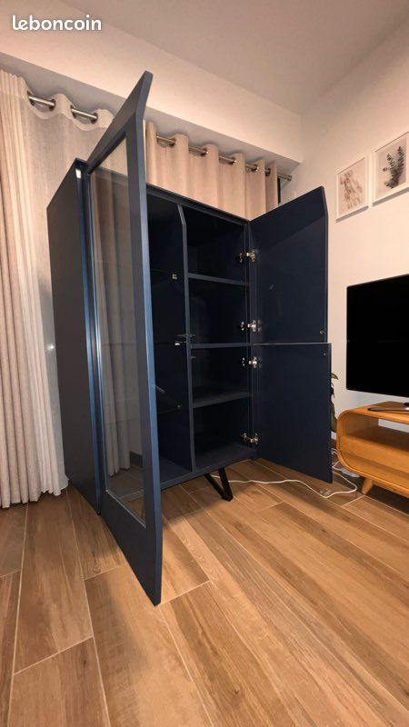BUFFET MEUBLE DESIGN HAUT GAMME VAISSELIER BAHUT placard armoire bibliothèque (image 3)
