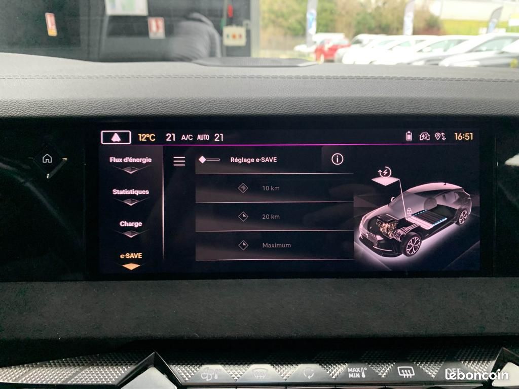 DS DS4 E-Tense - 225 Performance Line + / Caméra de recul/ CarPlay (image 29)