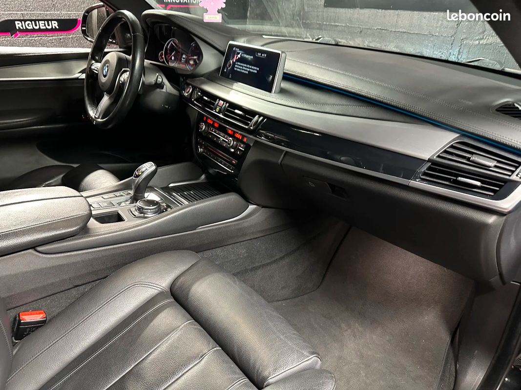 BMW X6 F16 xDrive40d 313 ch M Sport A | TOIT OUVRANT | HK | SIEGES ELECTRIQUES CHAUFFANTS 26880 (image 16)