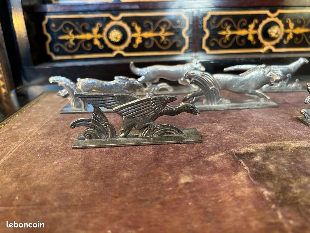 ANCIENS PORTES COUTEAUX Fables De La Fontaine Benjamin Rabier Signe EUR