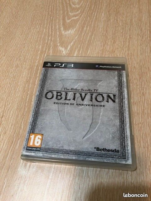 Jeu PS3 The Elder Scrolls 4: Oblivion - Version PAL Française - Bon état, Boîtier Et Manuel Inclus