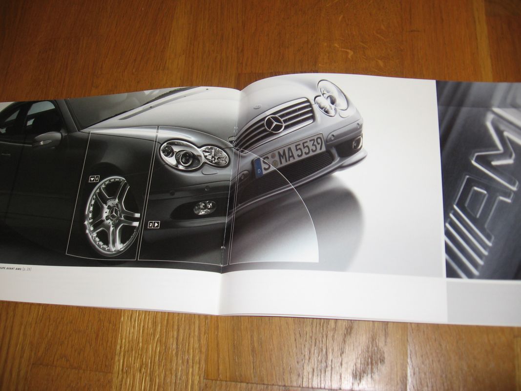 Brochure catalogue Mercedes Accessoires Coupé sport C203 2004