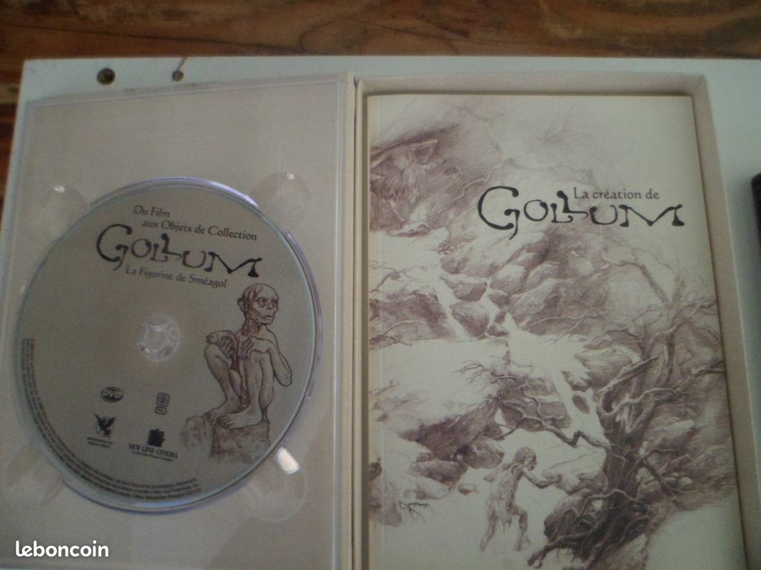 DVD création de Gollum + Statuette + Blu-Ray Le Hobbit un voyage inattendu (image 2)