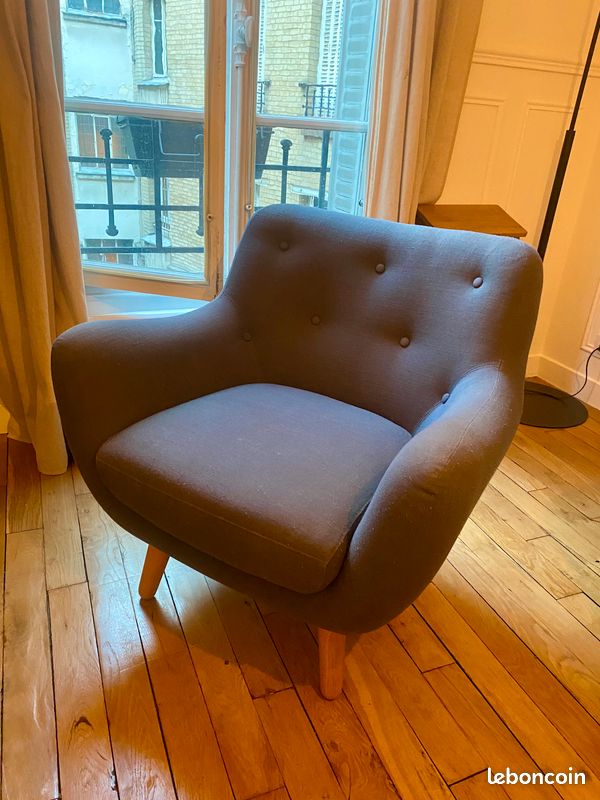 Fauteuil style scandinave Alinea (image 1)