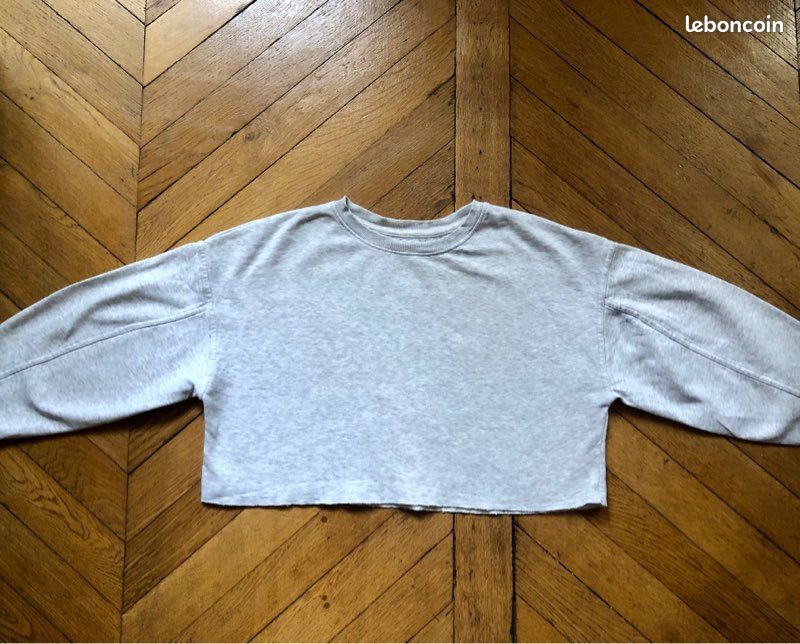 Sweat gris Zara taille S très bon état (image 1)